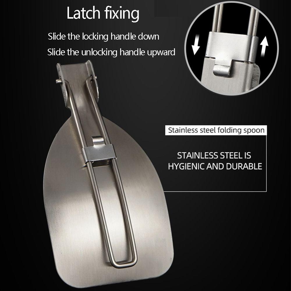 MYRONGVN Xẻng Chiên Thức Ăn Tiện Dụng Khi Đi Dã Ngoại