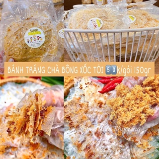Bánh tráng chà bông xốc tỏi phi