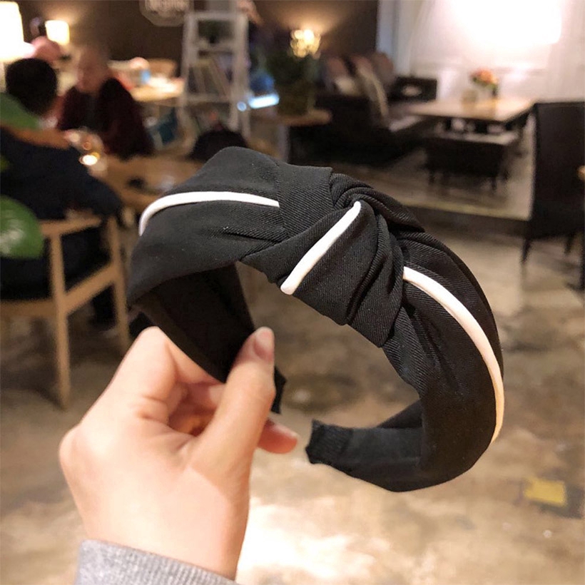 Băng Đô Cài Tóc Thiết Kế Nút Thắt Cổ Điển Phong Cách Hàn Quốc