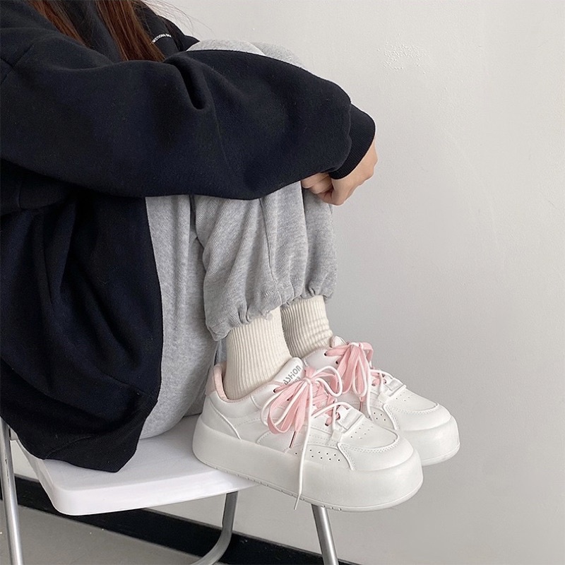 GIÀY SNEAKER S11 ĐẾ BÁNH MÌ 4CM PHONG CÁCH HÀN QUỐCW