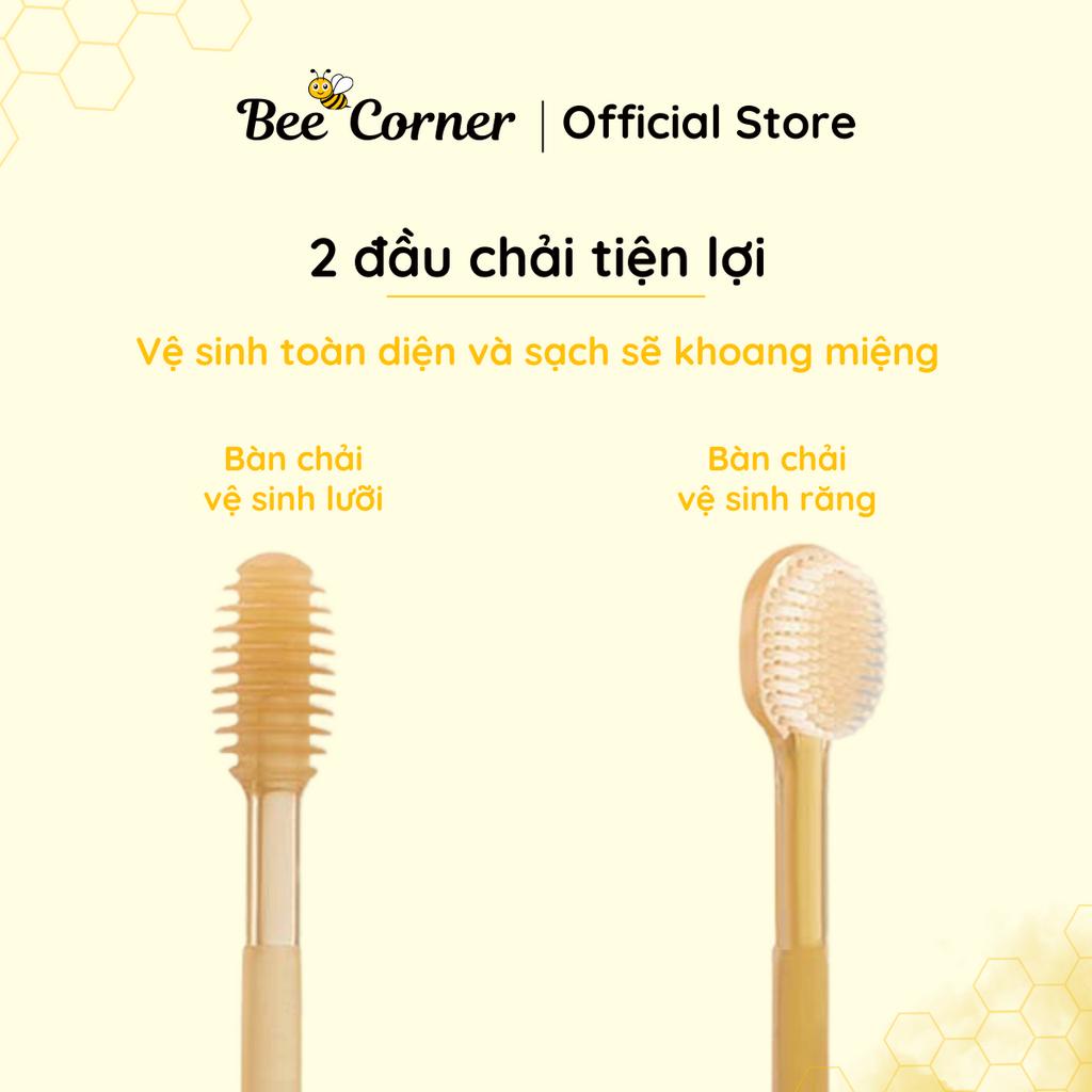 Set Rơ Rưỡi Và Bàn Chải Đánh Răng Silicon MISUTA Cho Bé Từ 0 - 18 Tháng Beecorner