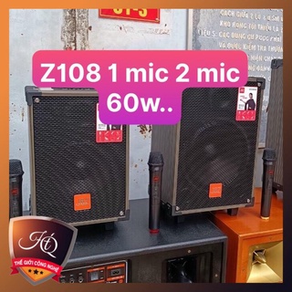 Loa kéo jbz 108 mẫu 2020 2 mic zin máy vhf