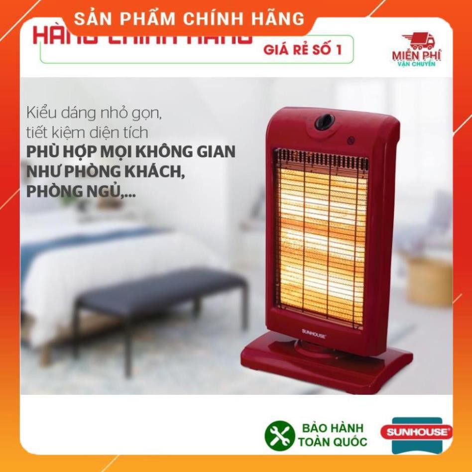 [FreeShip] Đèn sưởi 3 bóng Sunhouse HF1200 Máy sưởi sunhouse HF1200, tốc độ làm ấm nhanh, CHÍNH HÃNG - BH 12 tháng