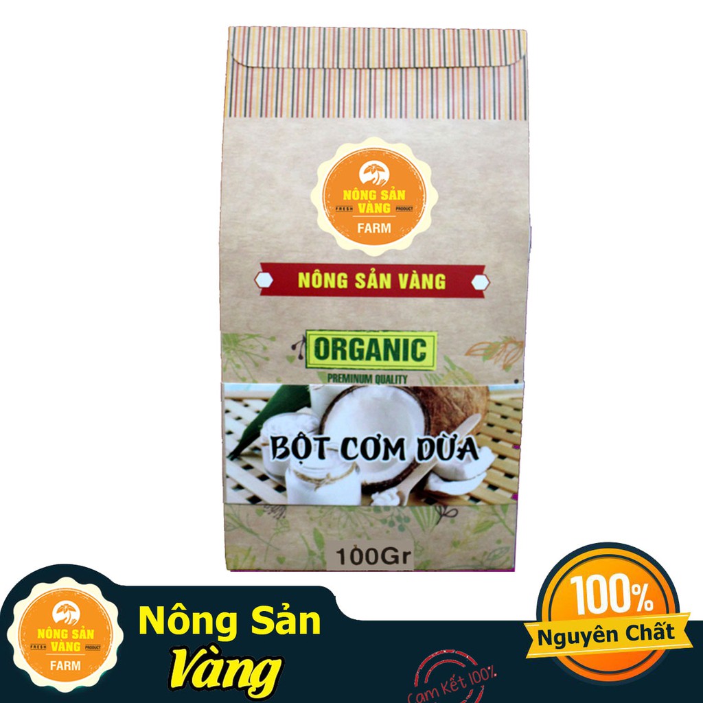 Bột Cơm Dừa Làm Đẹp- Nông Sản Vàng 100gr