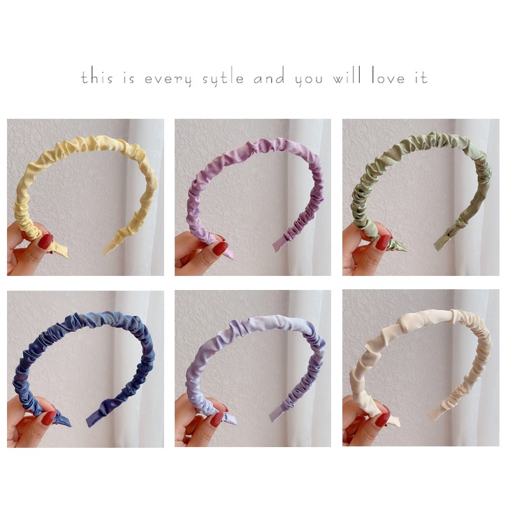 women's autumn and winter fashion chiffon fabric headband hair accessories