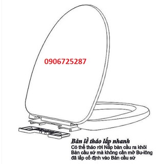 Nắp bàn cầu đóng êm American Standard 491000S-WT