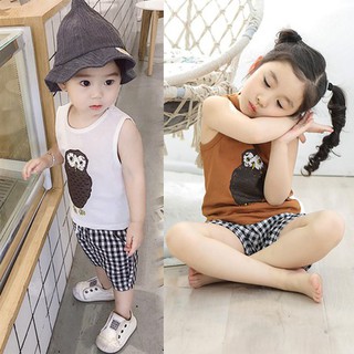Bộ đồ trẻ em hình cú mèo BD01