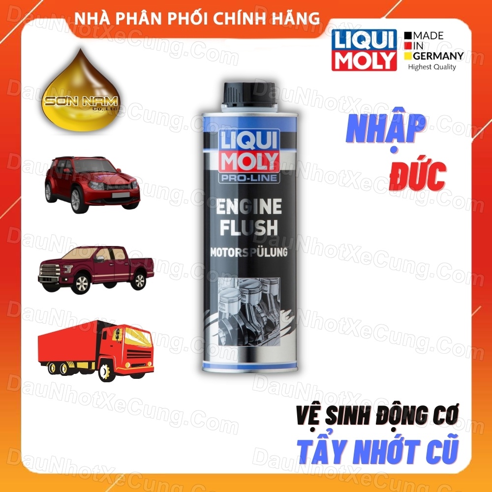 Súc động cơ cao cấp Liqui Moly Pro-Line Engine Flush 2427 500ml nhập ĐỨC