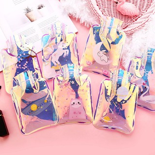 Túi Sưởi Chườm Nóng Lạnh Giải Nhiệt Hologram Trong Suốt Hoạt Hình Động Vật Hàng Nội Trung Xịn Sò ^^