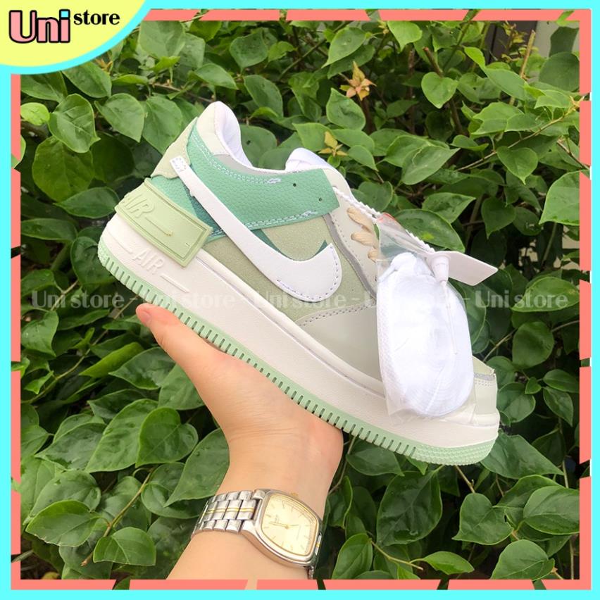 (thuha2390)Giày_Nike AF1 Shadow Xanh Ngọc, Giày AF1 Shadow Hồng Hàng Cao Cấp Full Box + Bill