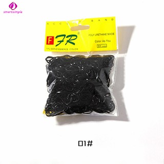 Set 1000 Dây Thun Buộc Tóc Nhiều Màu Sắc
