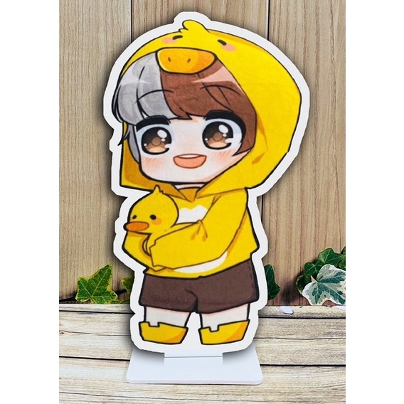 Tượng để bàn Hero team Among us /standee mô hình Hero team