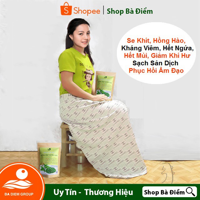 Set Chăm Sóc Vùng Kín | Thảo Dược Xông Vùng Kín + Nước Cất Trầu Không 100ml Làm Dung Dịch Vệ Sinh Vùng Kín -Shop Bà Điểm