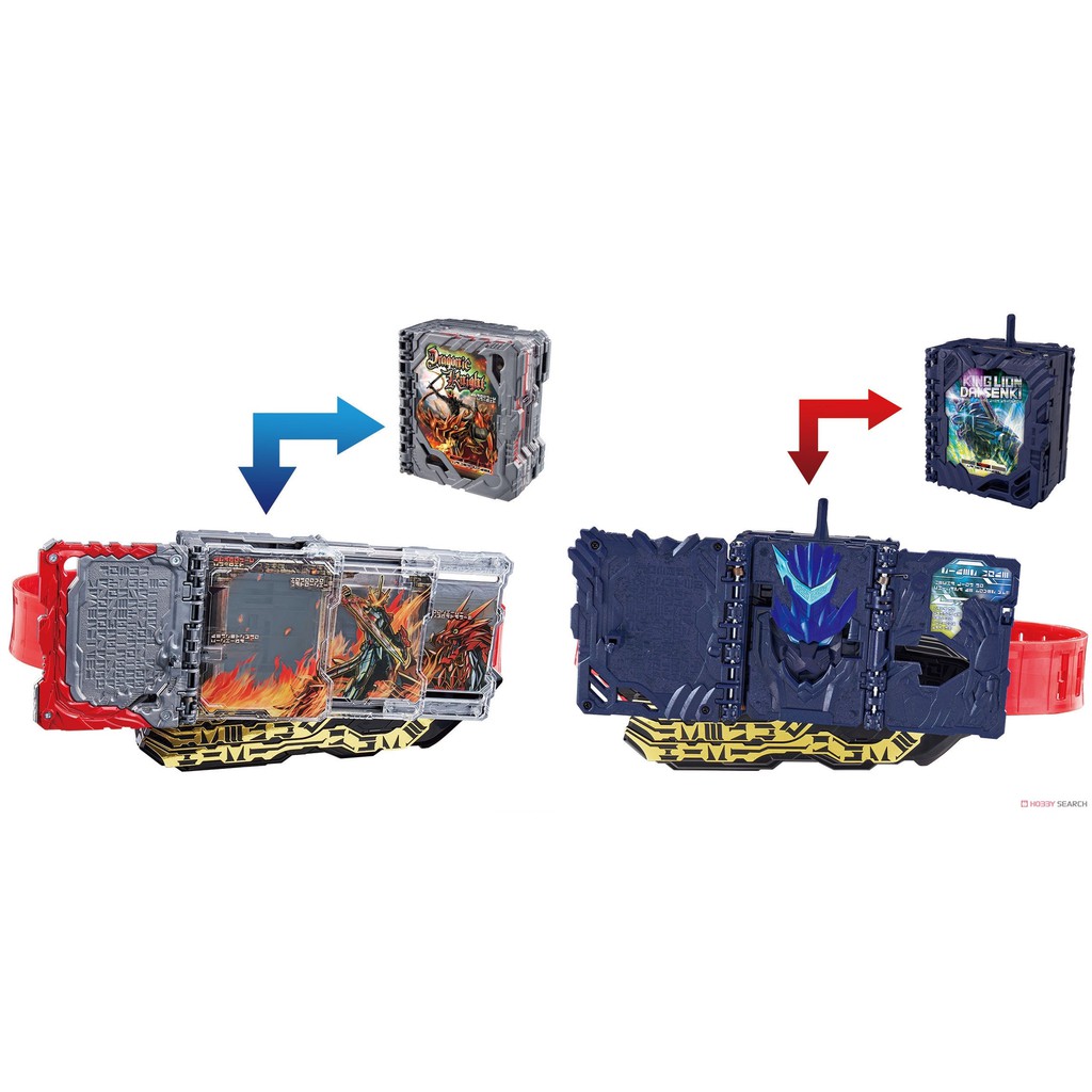 [NEW] Mô hình đồ chơi chính hãng Bandai DX Dragonic Knight &amp; King Lion Dai Senki Wonder Ridebook Set - Kamen Rider Saber