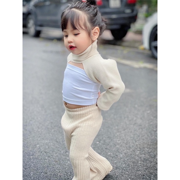 Áo dây cho bé 2 màu đen, trắng, Samyy_vn