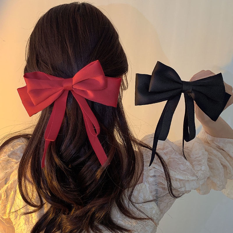 Kẹp Tóc Hình Nơ Ruy Băng Mới 2023 Cho Nữ