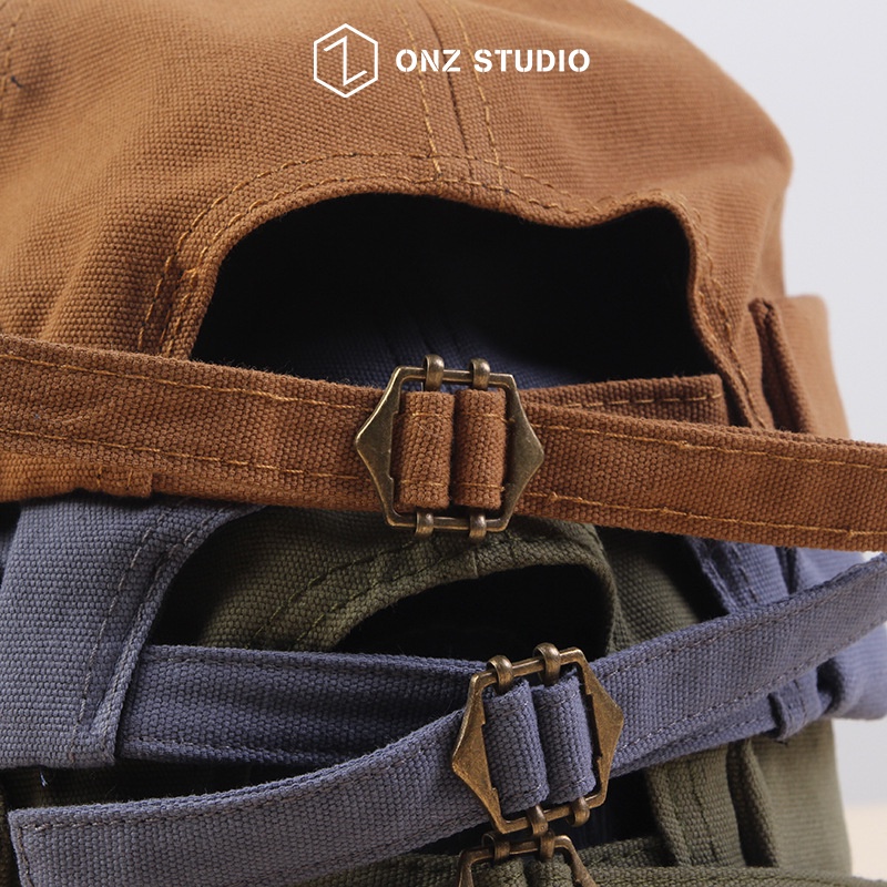 Mũ Miki thuỷ thủ ONZ phong cách retro - Mũ nồi nam nữ cotton DENIM basic cổ điển chất lừ MN03