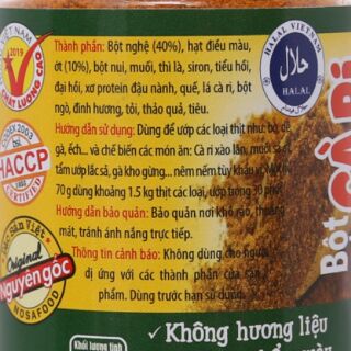 [HCM] Bột cà ri Ông Chà Và hủ 70g