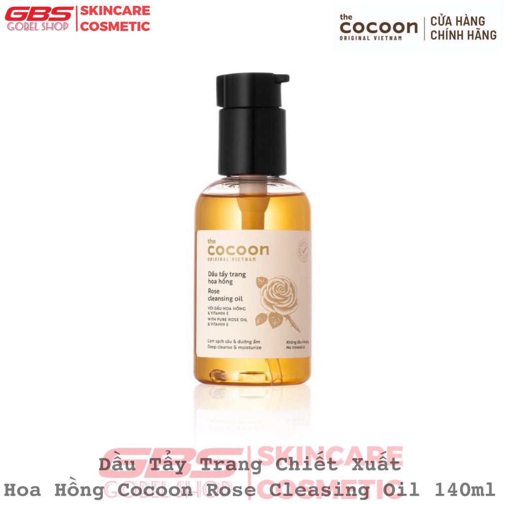 Dầu Tẩy Trang Chiết Xuất Hoa Hồng Cocoon Rose Cleansing Oil 140ml