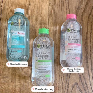 Nước tẩy trang Garnier Pháp 400ml