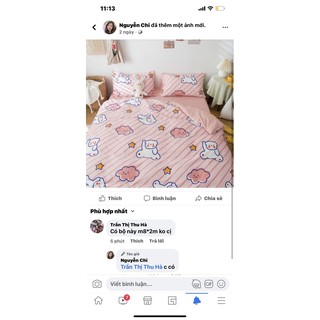 Set chăn ga cotton poly phao nhập