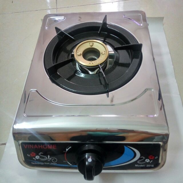 Bếp Gas Đơn Mặt Inox Giá rẻ Dùng Bình Gas Lớn