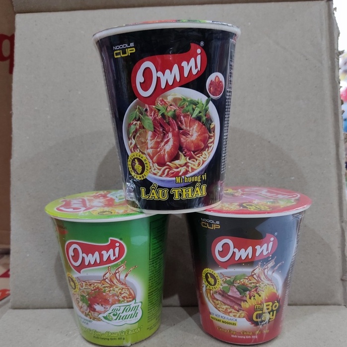 Mì Tôm Chanh Omni Cốc 65g