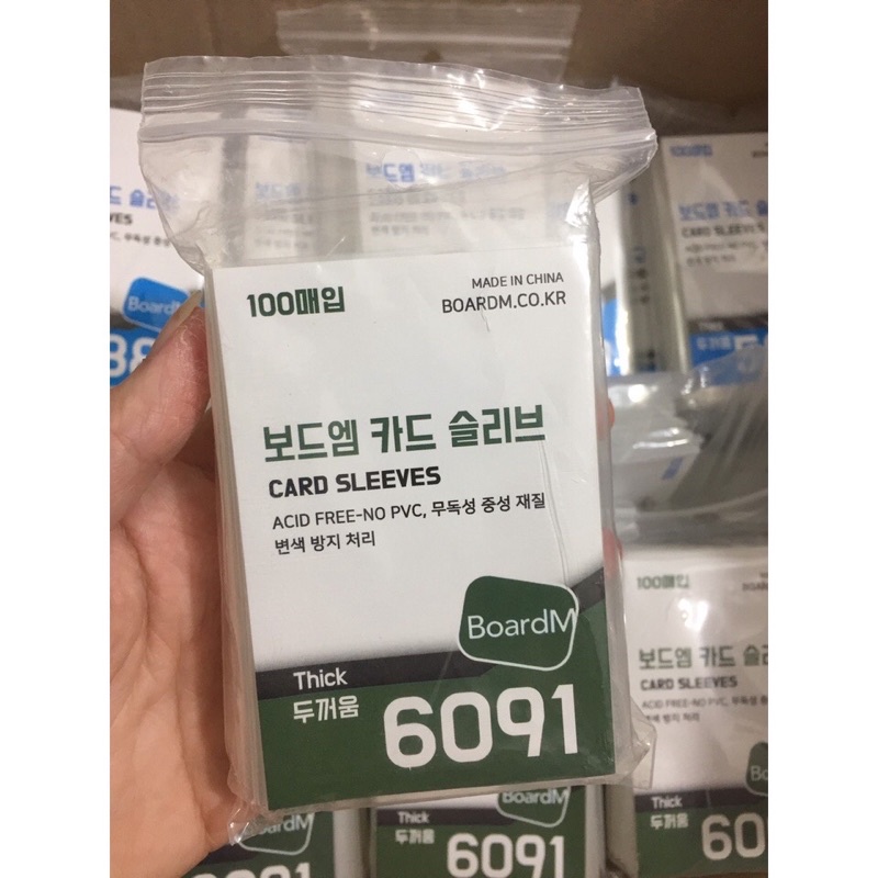 Có Sẵn Bọc đựng ảnh bo góc Sleeve 6091 BoardM Dày