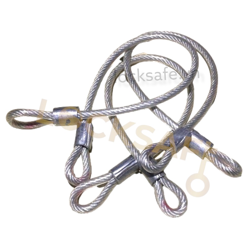 Dây Xích Xe Máy Thông Dụng Bọc Nhựa Và 2 Móc Tròn Phi 10mm Dài 60cm, 80cm, 1 mét, 1.2 mét, 2 mét, 3 mét