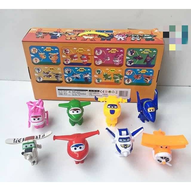 Đội bay biến hình robo-máy bay 2 trong 1 super wings