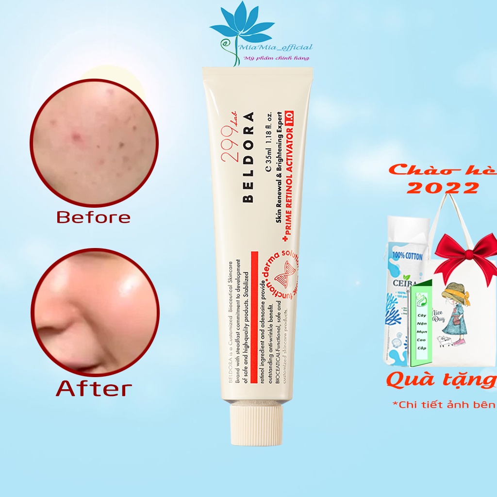 Kem Dưỡng Retinol 1.0% BELDORA Xóa Nhăn Căng Bóng Da BELDORA 299 PRIME RETINOL ACTIVATOR 1.0 35ML NHẬP KHẨU CHÍNH HÃNG