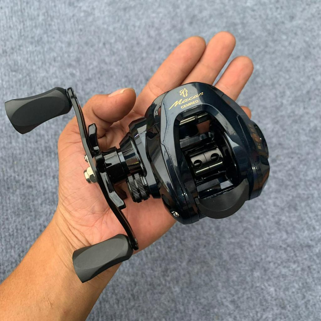 Combo cần lure ngang giá rẻ Penn Squadron máy cemreo tiếng drak lick kèm dây dù pe 7 màu