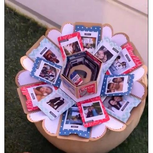 THÁP TÌNH YÊU_AWAY WE GO (19.5x19.5x13cm_Free Ship) Love Box_Hộp Quà Tình Yêu | BigBuy360 - bigbuy360.vn