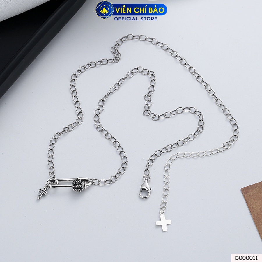 Dây chuyền bạc nữ kim băng vương miện chất liệu bạc 925 thời trang phụ kiện trang sức Viễn Chí Bảo D000011