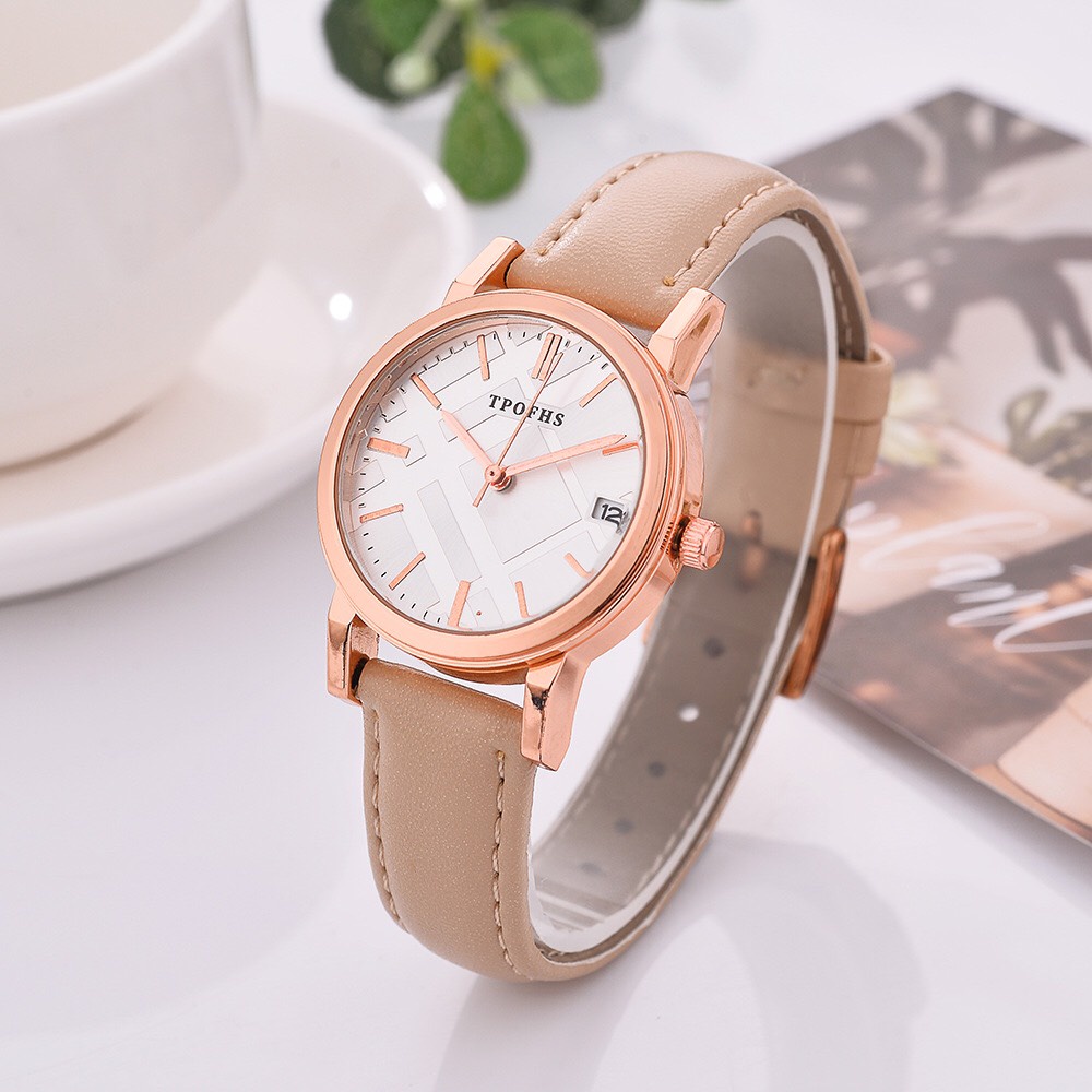 Đồng hồ nữ Burberry, dây kẻ caro đen trắng hàng cao cấp  mẫu mới nhất