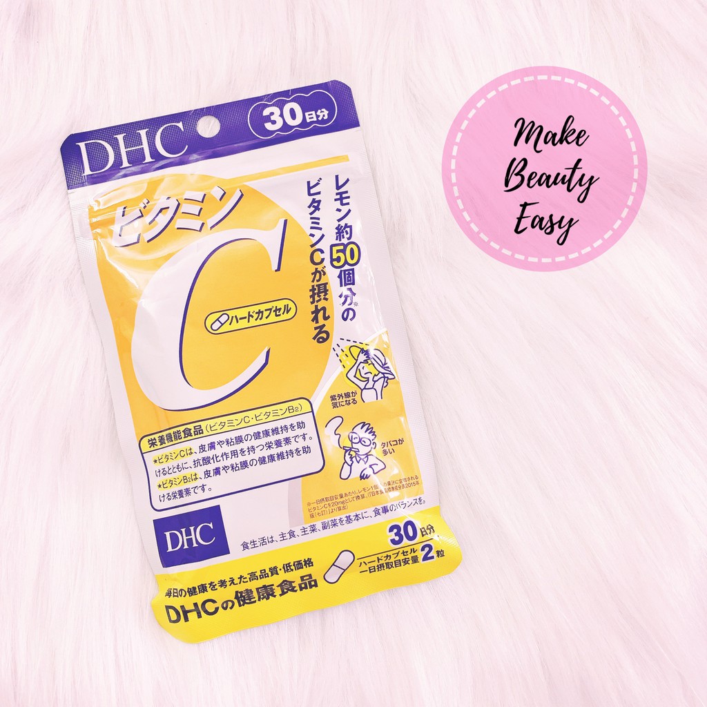 Viên Uống DHC Bổ Sung Vitamin C 20 Ngày 40 Viên Vitamin C Hard Capsules (90 Days Supply)