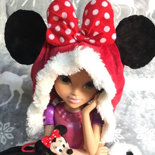 Nón thú gấu bông giữ ấm chuột MICKEY siêu xinh