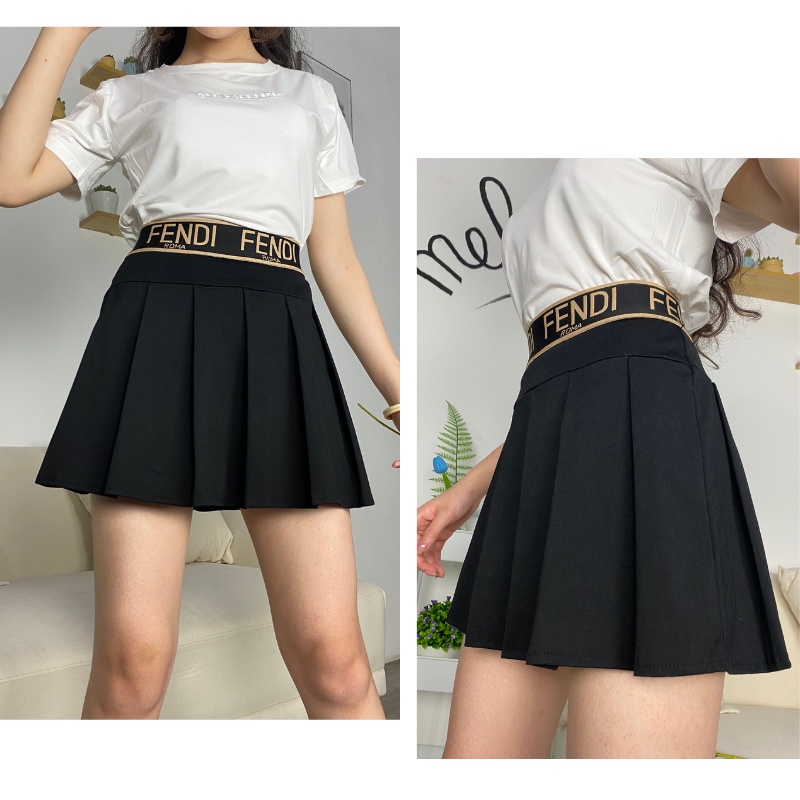 Chân váy tennis xếp ly dáng ngắn chữ A cạp chun chất Umi loại 1 trẻ trung năng động CV35