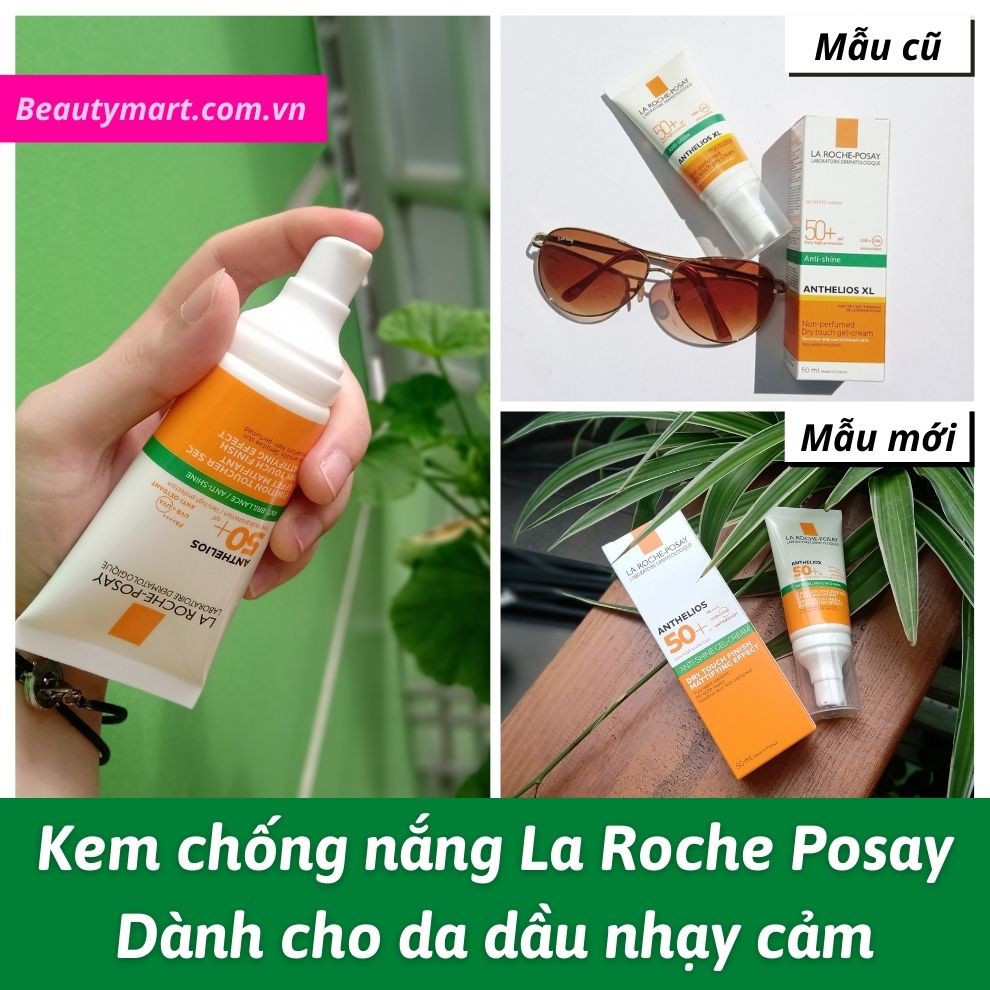 [Freeship+Tặng quà] Kem chống nắng cho da dầu nhạy cảm La Roche Posay Anthelios Xl SPF50+ chính hãng Pháp - BeautyMart