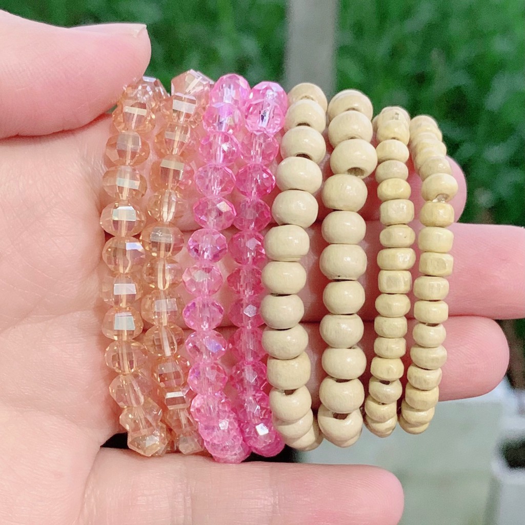 Vòng dâu tầm đeo tay giúp bé trai - gái ngủ ngoan, vòng hạt phong thủy đá nhân tạo cho trẻ em