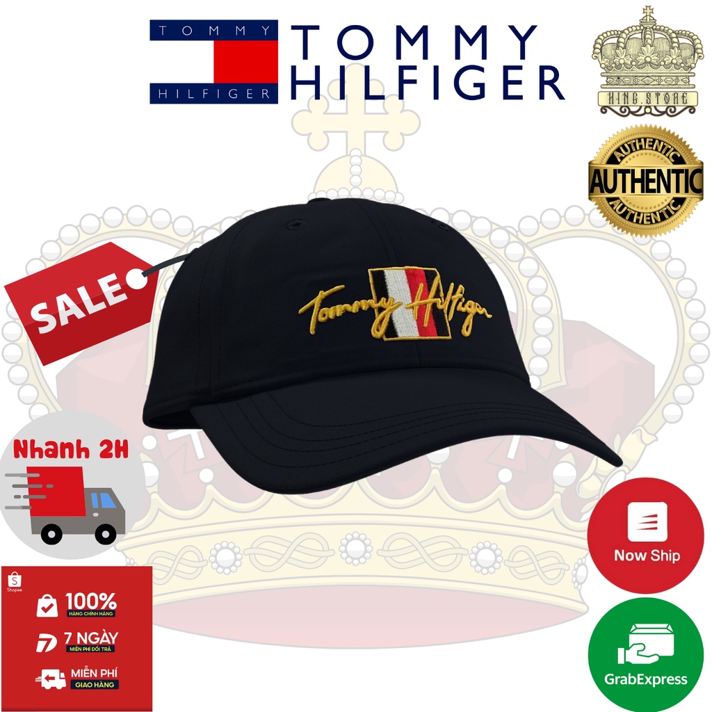 Nón TOMMY HILFIGER Logo Thêu Chữ Lớn, Nhập khẩu Chính Hãng TAG đầy đủ, bảo hành chính hãng trọn đời