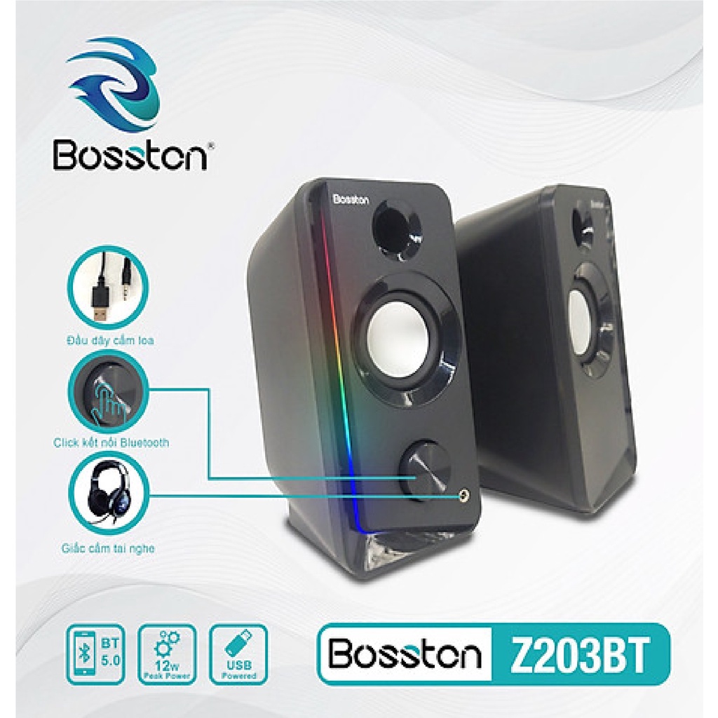 Loa 2.0 Bosston Z203BT LED