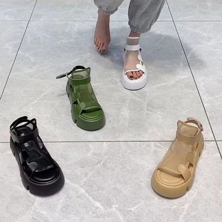 Sandal Đế Dày Thiết Kế Mới Thoáng Khí Năng Động Thời Trang