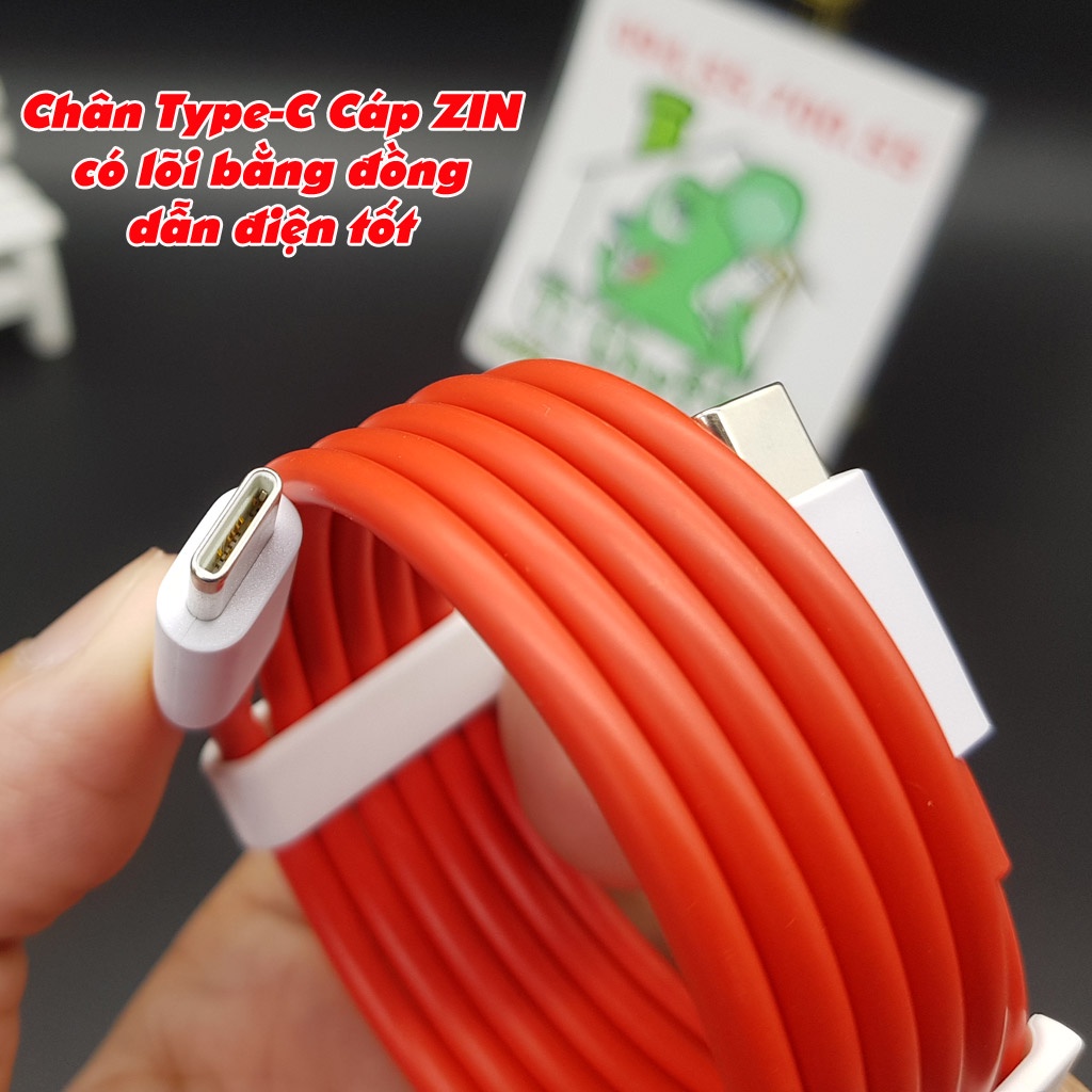[Chính Hãng-FULLBOX] Cáp Sạc Nhanh C-C Warp Charge 65W 6.5A 2 đầu Type-C OnePlus 8T/ 9/ 9 Pro ZIN