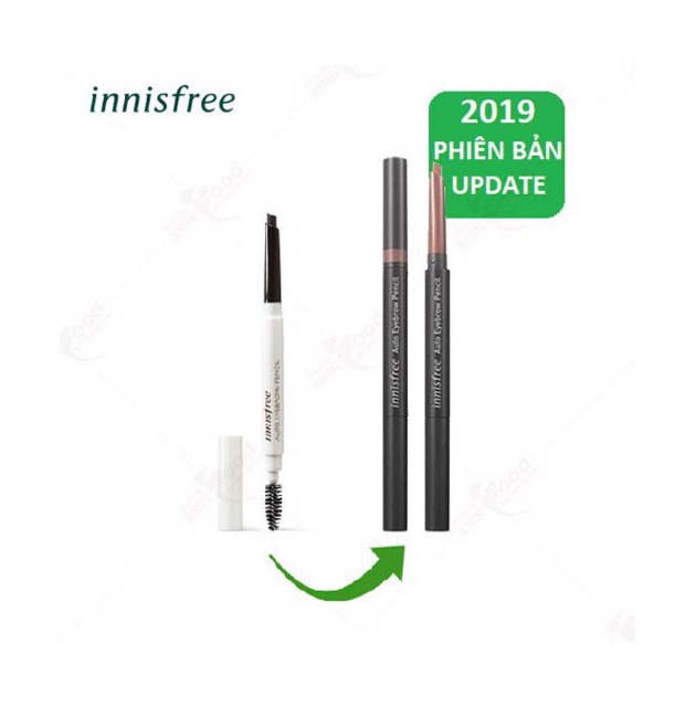 [New] Chì kẻ mày 2 đầu Innisfree Auto EyeBrow Pencil