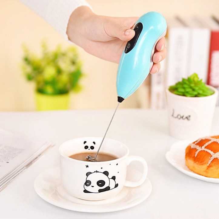 SALE GIÁ SỈ LOẠI 1 Máy đánh trứng cầm tay cafe, tạo bọt chạy pin đa năng tiện dụng giá rẻ