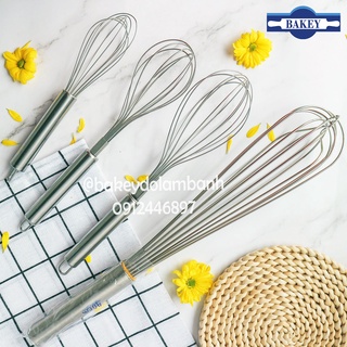 Phới đánh trứng inox các kích cỡ