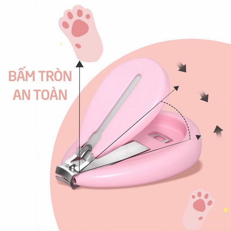 Bộ Bấm Móng Tay 4 Chi Tiết An Toàn Cho Bé Sơ Sinh BMONG02 BamBee Mart