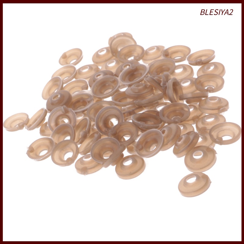 Set 100 Vòng Đệm Mắt Bằng Nhựa 11mm Cho Búp Bê Gấu Bông DIY