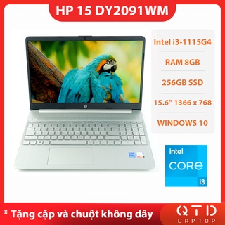 Laptop HP 15-DY2091WM Core i3-1115G4/ 8GB/ 256GB SSD/ 15.6″HD (1366×768)/ Windows 10